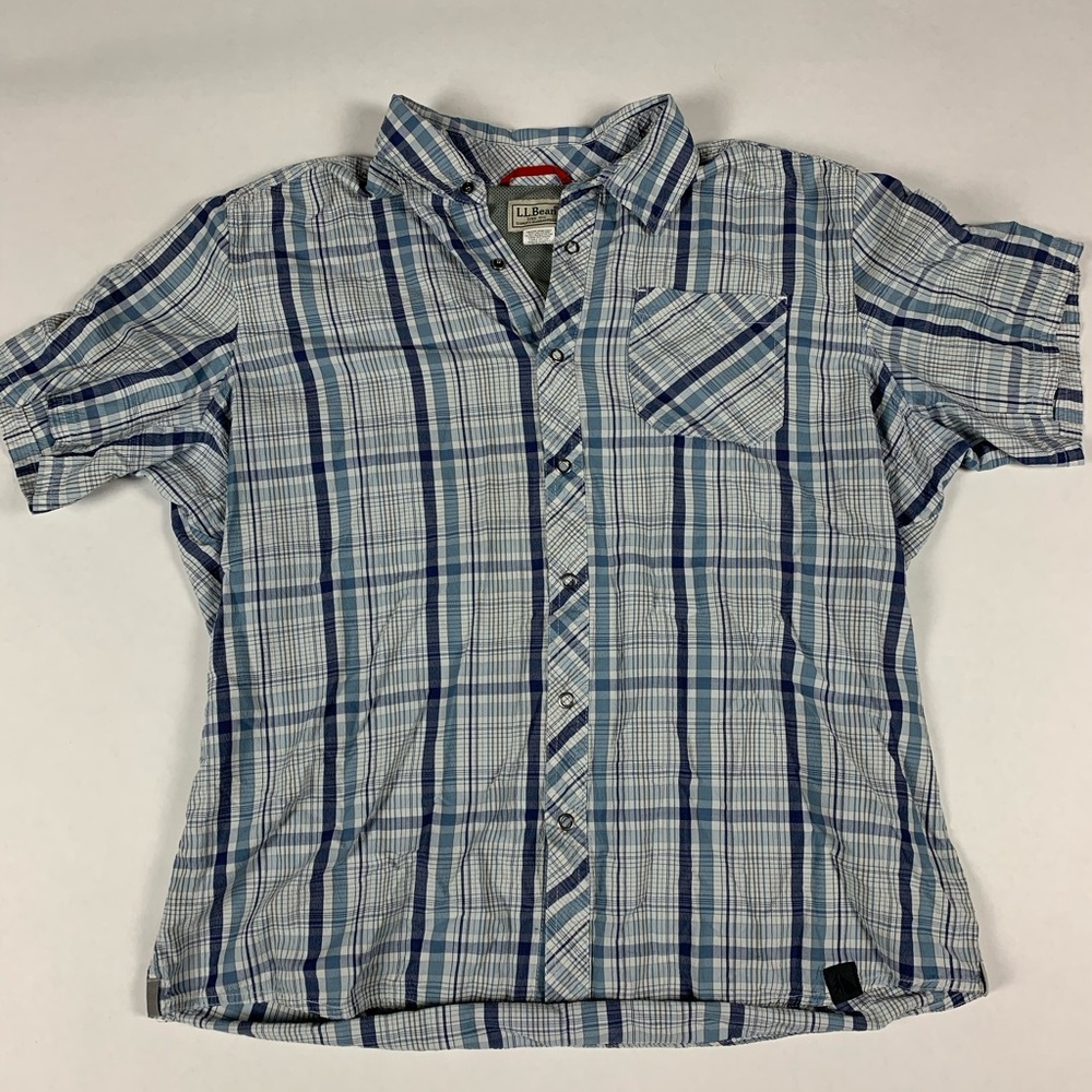 LL Bean Men’s Lightweight Short Sleeve Shirt L